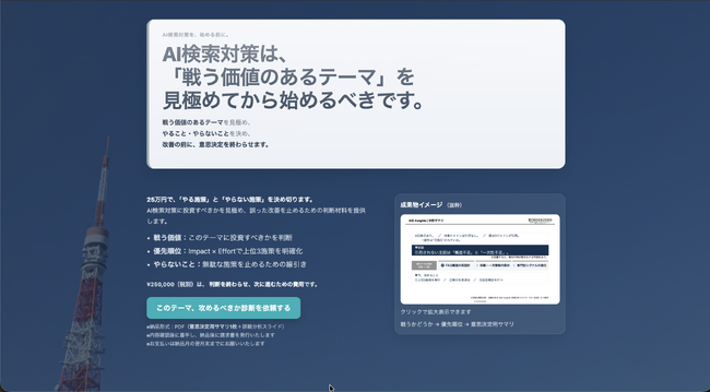 AI検索時代、全部を直すべきではない――64クエリ調査で「今すぐ対策」は29件