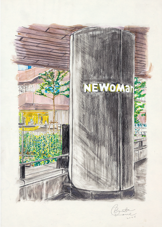ニュウマン高輪×画狂人 井上文太「季（トキ）の記憶」プロジェクト始動　伝統と現代を融合させ、「愛と平和」の祈りを描き続ける世界的画家と初共創