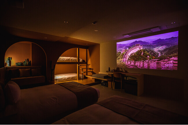 全室4Kプロジェクター設置の“時を忘れるホテル”「SABLIER by R HOTEL」が大阪・桜川に誕生。開業に先駆けて内覧会および試泊会を4/27（月）に開催！