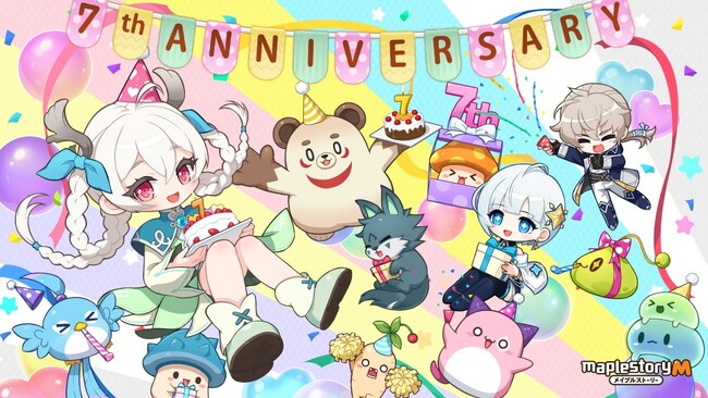 『メイプルストーリーＭ』7周年記念アップデート実施！新職業「リン」を実装！