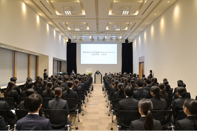 株式会社三井不動産ホテルマネジメント　131名の新入社員を迎え2026年度入社式を実施