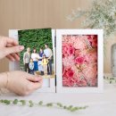 お預かりしたお写真はフレームにはめてお母さまにお届けいたします