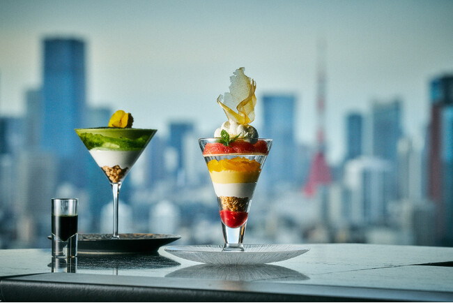 【品川プリンスホテル】夜景とともに味わう“大人のご褒美”『〆パフェ～甘美な余韻のご褒美～』を販売