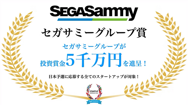 【スタートアップワールドカップ2026】 大手事業会社4社による総額1億5,000万円の投資賞金（スポンサー賞）を発表！