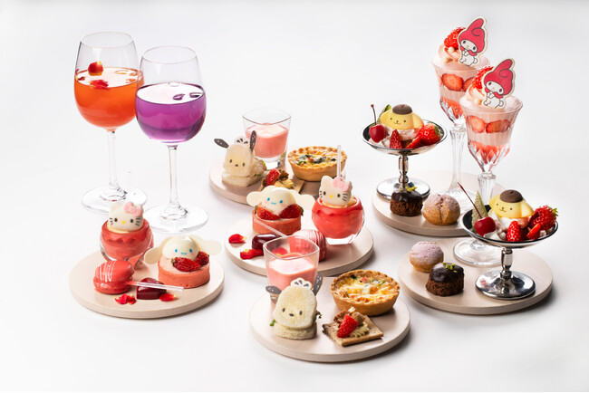 THE SUN & THE MOON（Restaurant）と「サンリオ展 FINAL ver. ニッポンのカワイイ文化60年史」コラボレーションによる“カワイイ”尽くしのアフタヌーンティーが登場