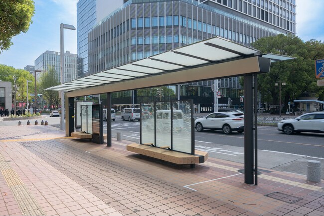 積水樹脂、名古屋市の新たな路面公共交通システムSRTのトータルデザインを反映した停留施設の整備に採用