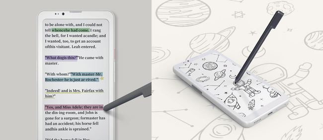 Bigme、E Inkメイン画面＋LCDサブ画面のデュアルスクリーンスマートフォンを発表