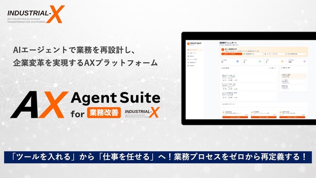 【新ソリューション】全ての業務にAIを実装する！業務をゼロから再定義する「業務改善AIエージェント」提供開始