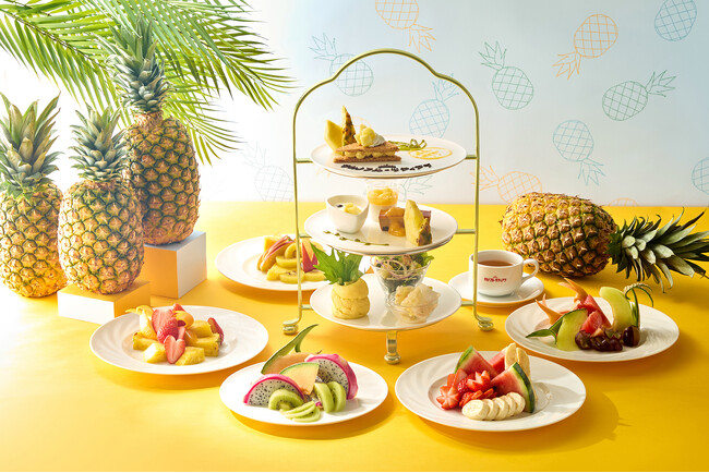 【タカノフルーツパーラー】太陽のごちそう‟パイナップル”が主役のアフタヌーンティー＆カットフルーツ食べ放題