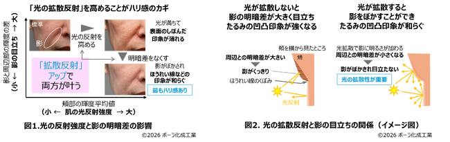 たるみを飛ばす光コントロール技術をクリームファンデーションへ