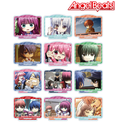 『Angel Beats!』のトレーディング ゆるコマ アクリルスタンド、トレーディング ゆるコマ グリッター缶バッジなどの受注を開始！！アニメ・漫画のオリジナルグッズを販売する「AMNIBUS」にて