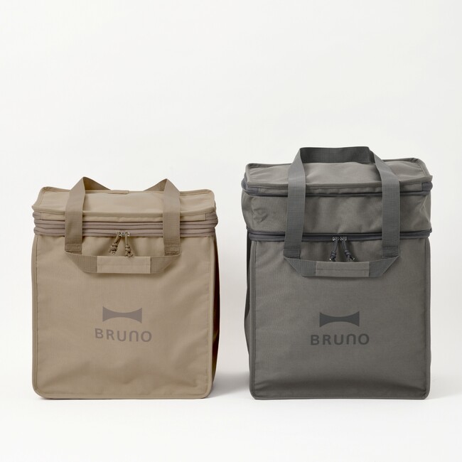 猛暑の長期化に、保冷バッグの新定番！最大約40L容量、BRUNOから容量が変わる“2階建て”保冷バッグが登場
