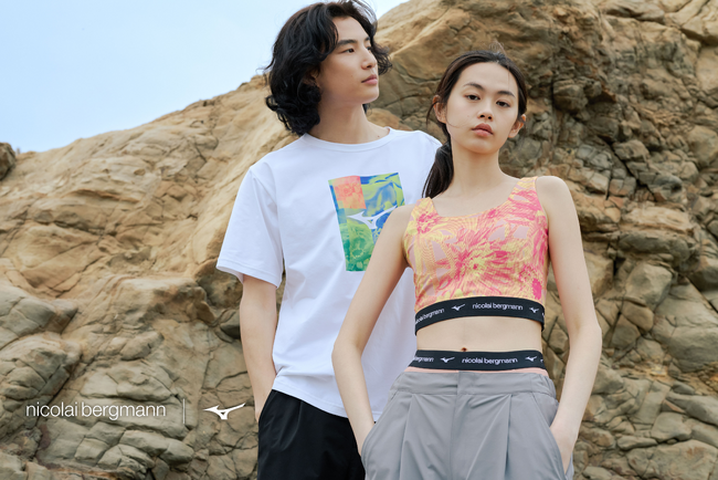 フラワーデザインとスポーツウエアが一つになったコラボレーションアパレル「 Nicolai Bergmann × Mizuno - Bloom, Simply. 」 4/28(火)より発売開始