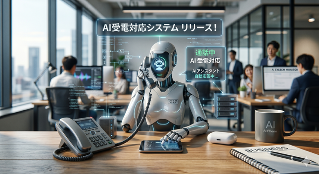 VarealはAI自動受電応答システムの開発及び導入を開始。