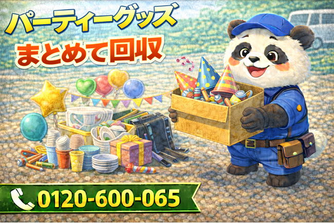 【渋谷区限定】1回だけ使ったパーティーグッズをまとめて回収、5月限定キャンペーン開始｜サングラス・装飾も対象【最大1,000円割引】｜不用品回収のまるっと本舗