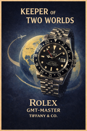 ヴィンテージ時計店「PRINCIPE PRIVE - Epoca d’Oro」に 1968年製のROLEX SS “TIFFANY DIAL” Long E GMT Master が入荷