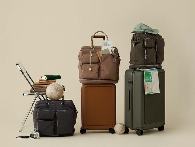 【moln】週末を自分らしく旅する「moln Weekender Bag」 新発売。“イセタンスーツケース ”に、moln 国内2店舗目となる売り場もオープン