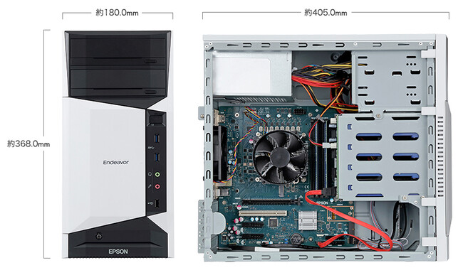 高負荷業務に応える処理性能と省スペース性を両立。高性能ミニタワーPC『Endeavor MR8500』を新発売