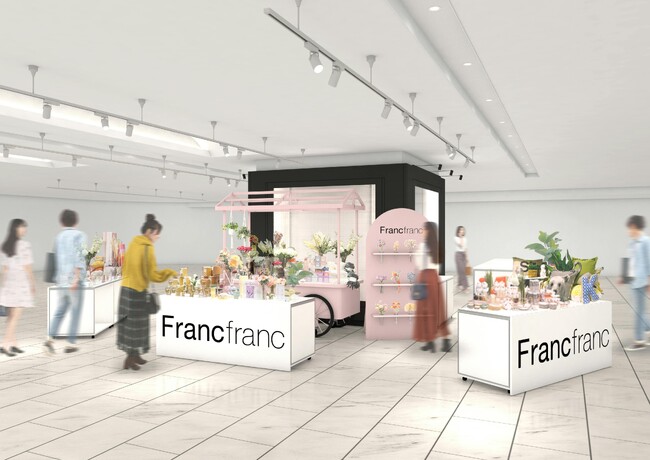 【期間限定！5月1日より母の日POP UP開催】初のアートフラワーワゴン『Francfranc Bloom Bar（フランフラン ブルームバー）』が登場