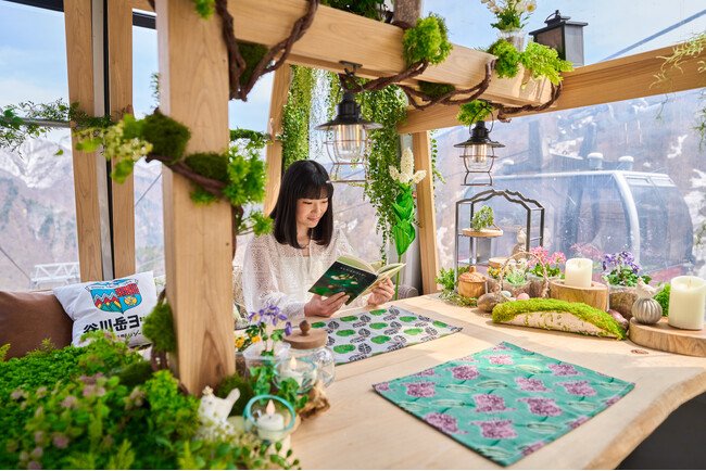 【谷川岳ヨッホ】標高1,300mの空飛ぶ植物園。高山植物のアートが彩る「ボタニカルゴンドラ」で、希少な花々を愛でる春の旅