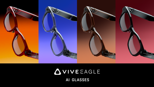 かけた瞬間、はじまる予感　　　　　　　　　　　　　　　　　　　HTC NIPPON、日常に溶け込むAIグラス「VIVE Eagle」を4/24より発売