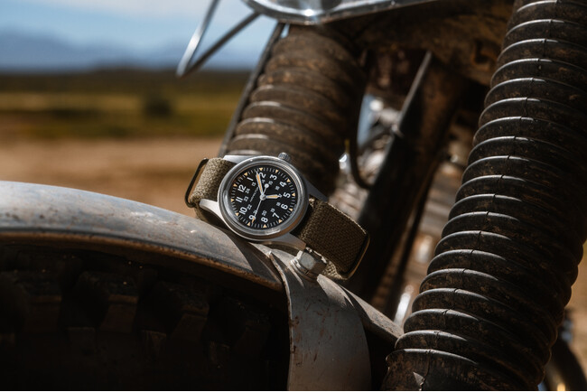 アメリカ建国250周年に発売する特別モデル「カーキ フィールド メカ 36mm ジャパン エディション」