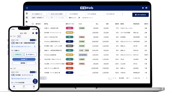 シンプロメンテ株式会社が「現場Hub」を導入。全国55,000店舗の店舗設備トータルメンテナンスを業務一元管理システムで効率化