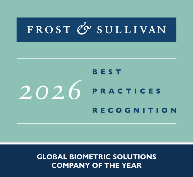 NEC、グローバル調査会社Frost & Sullivanより「The Company of the Year Recognition in Global Biometric Solutions」受賞