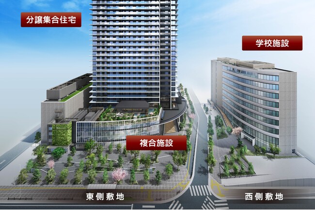 大阪・十三で超高層分譲マンション施工に参画　創業の地で新たな一歩、地域と共に進めるまちづくりプロジェクト