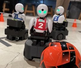 OriHime Cartを使用した「OriHimeサッカー」