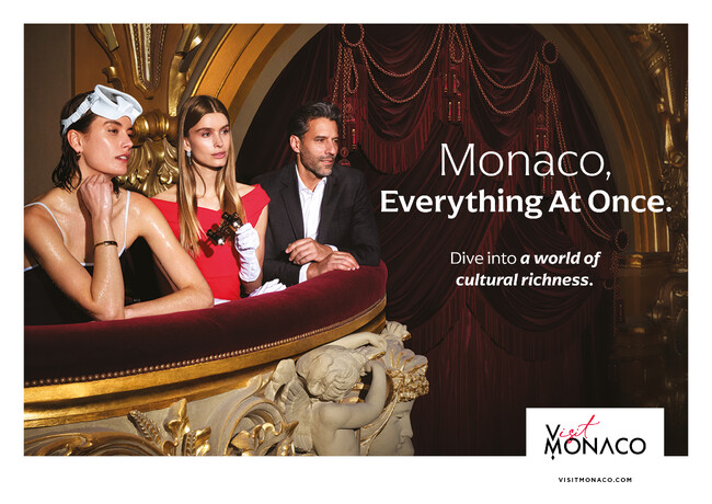 モナコ政府観光会議局新キャンペーン 〈Monaco, Everything At Once.（全てが叶う国、モナコ）〉を発表