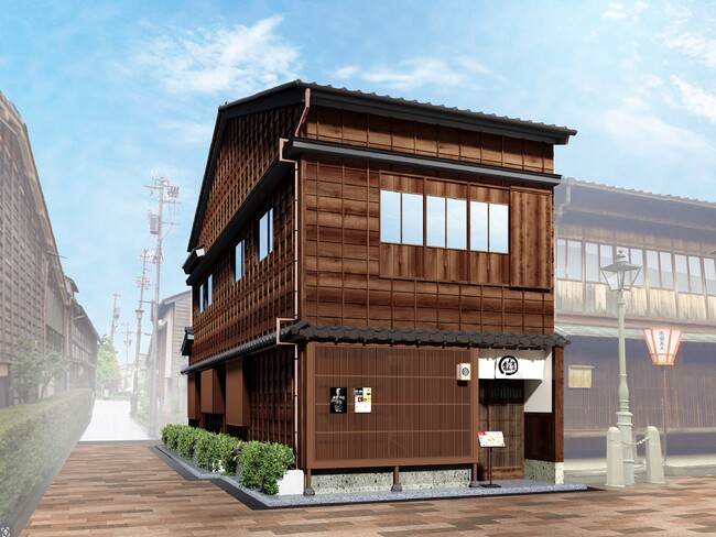 【金沢まいもん寿司】歴史と伝統が息づく街並みに調和する新店舗。「ひがし茶屋街店」が4月22日にグランドオープン！