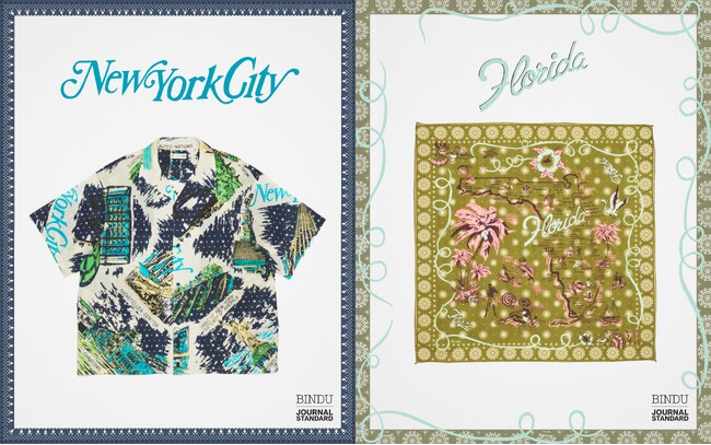 JORNAL STANDARDより、文化と旅をモチーフにしたBINDU別注シャツ＆スカーフが発売！