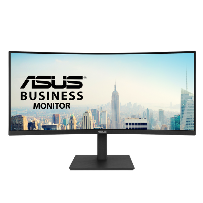 ASUSより、96W給電対応の34型曲面ウルトラワイド「VA34VCPSR」および120Hz駆動の23.8型「VA249QGSE」ビジネスモニター2機種を発売開始