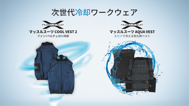 今夏も猛暑予想、現場の課題に応える冷却ワークウェア2製品を4月23日に公式オンラインストアで予約発売開始