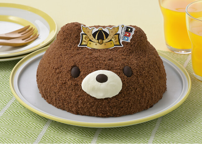 【銀座コージーコーナー】こどもの日のお祝いに！「かぶと」をかぶったくまさんケーキ5月3～5日の期間限定で販売