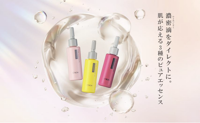 濃密滴をダイレクトに。3種のピュアエッセンス「C’ores ピュアエッセンスSPセット PL＆V5＆FR」が登場