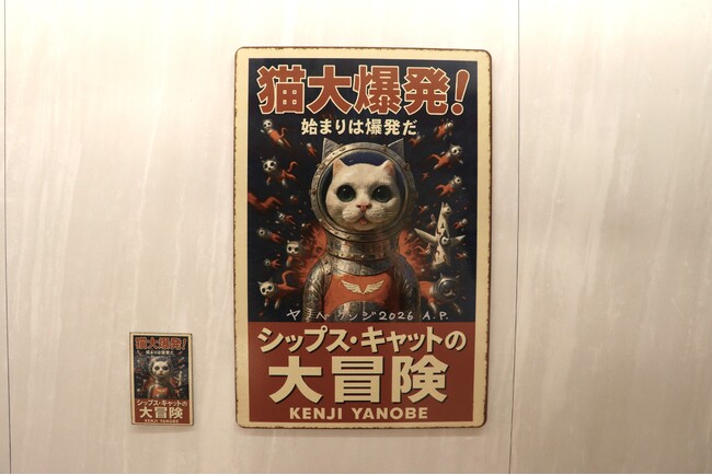 ヤノベケンジ×タカラスタンダード　第3弾《SHIP’S CAT》のホーロー看板を限定販売