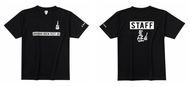 機能性ウェアで、フェスの裏側を支える──『ARABAKI ROCK FEST.26』に協賛、スタッフTシャツを提供
