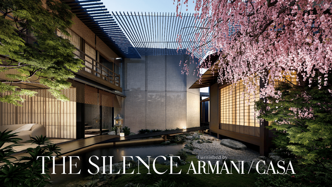 TonTon Forbes Global Properties、京都・上七軒の「The Silence - Furnished by ARMANI/CASA」専属販売パートナーに選出