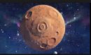 宇宙空間からとある星へ