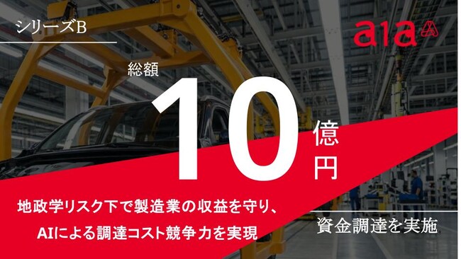 自動車製造業の調達変革を支援するA1A、シリーズBラウンドで約10億円の資金調達を実施