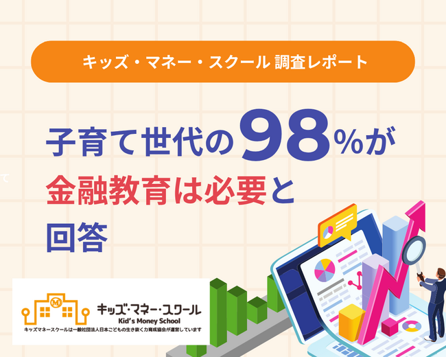 【調査レポート】子育て世代の98%が「金融教育」を必要と回答〈2026年1月～3月 キッズ・マネー・スクール調査〉