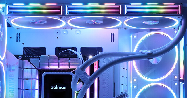 ZALMAN社製、デイジーチェーン接続対応の120mmファン「ZM-DF120 A3」シリーズと「ZM-DF120R A3」シリーズ、ほか2シリーズの製品を発表