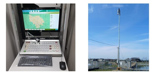 奈良県大和郡山市へ携帯電話回線を活用した防災無線「IP同報無線システム」を納入