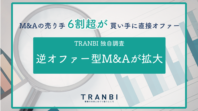 M&Aの売り手、6割超が買い手に直接オファー「逆オファー型M&A」が拡大