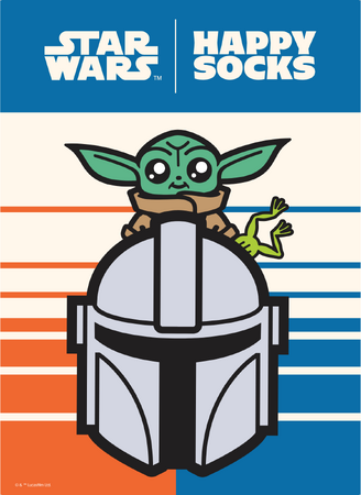 【STAR WARS(TM) × Happy Socks】待望の新作コレクションが5月1日(金)発売！「マンダロリアン＆グローグー」「アソーカ・タノ」をあしらったソックスが登場！