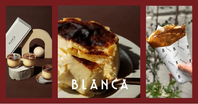 プレミアムスイーツ「BLANCA（ブランカ）」、ついに海外初出店が決定！麻布台ヒルズで人気を博した“焦げを楽しむクレープ”を台湾・台北で再現。
