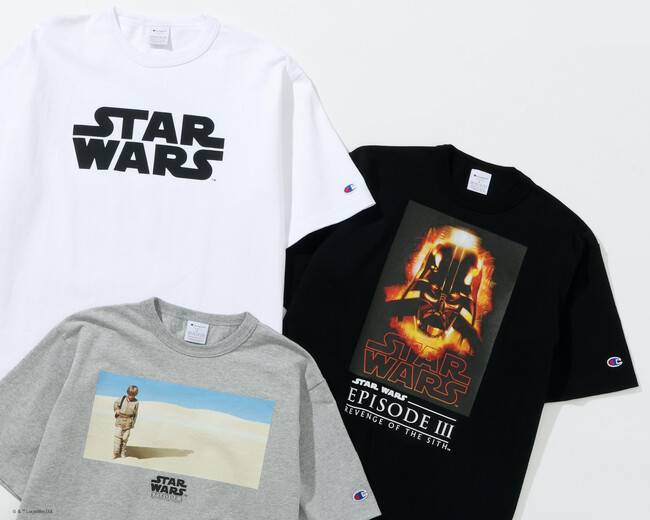 チャンピオン、「STAR WARS」の直営店舗限定Tシャツを発売