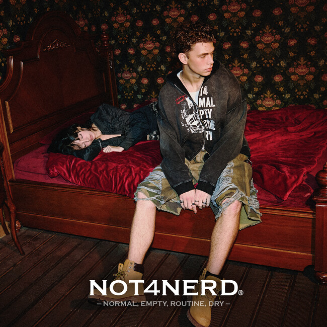 韓国発「NOT4NERD(ノットフォーナード)」が渋谷PARCOに初登場。グランジムード漂う限定POPUPを開催